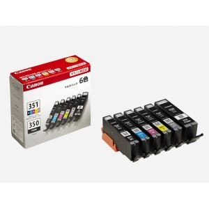 キヤノン 純正インクカートリッジ 6色マルチパック BCI351+3506MP