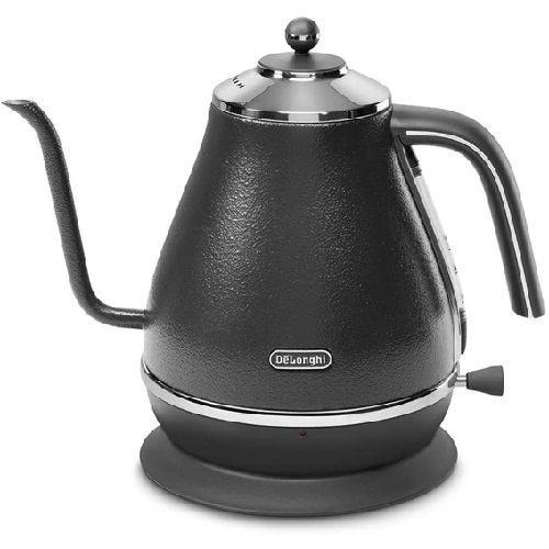 デロンギ 電気カフェケトル アイコナ 1.0L KBOE1200JGY プレステージグレー