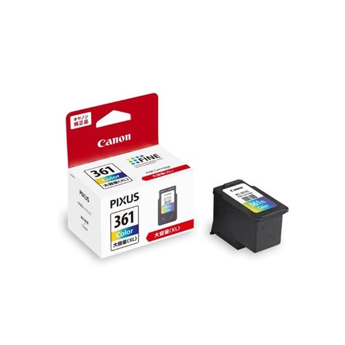 キヤノン インクカートリッジ FINEカートリッジ 3色カラー 大容量タイプ BC-361XL