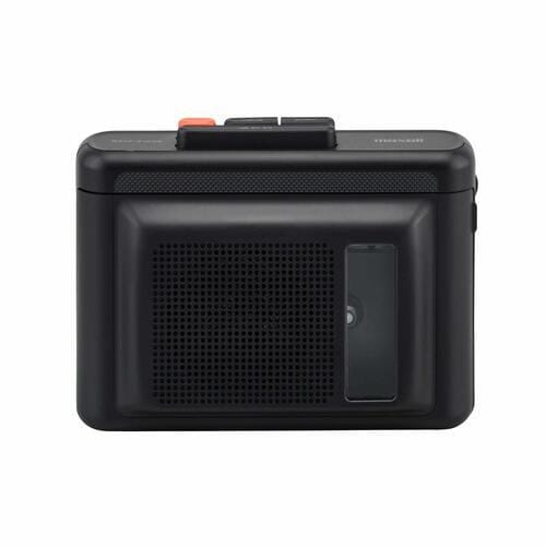 マクセル MXCP-P100SBK ポータブルカセットプレーヤー スピーカー内蔵 Bluetooth対応 充電式 ブラック