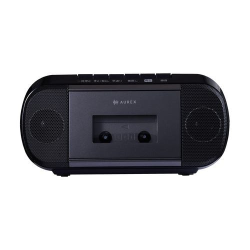 東芝 AX-KCR80(K) CDラジカセ 密閉型高磁力スピーカー搭載 Bluetooth受信機能 ワイドFM対応 ブラック