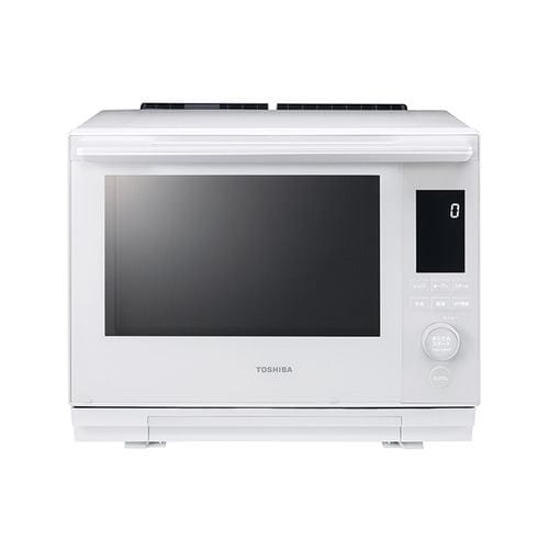 東芝 ER-D3000B(W) 過熱水蒸気オーブンレンジ 石窯ドーム 2段調理対応 30L グランホワイト