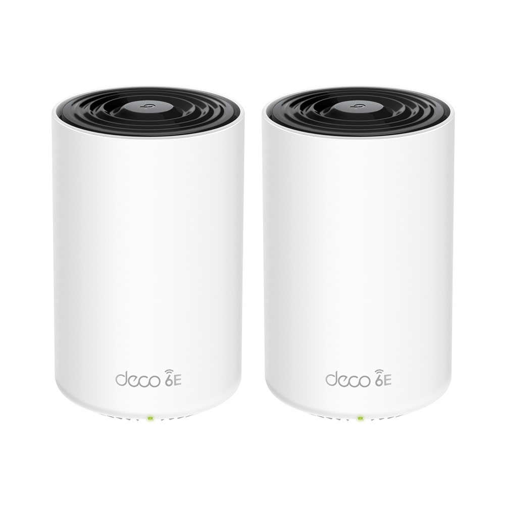 ティーピーリンク WiFi6E 無線ルータ- AIメッシュ 2402+2402+574Mbps 6GHz対応トライバンド 3年保証 DECO XE75 2P