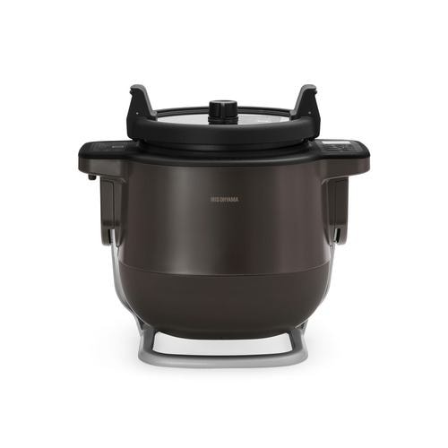 アイリスオーヤマ KDAC-IA2-T 自動かくはん式調理機 CHEF DRUM ブラウン KDACIA2T