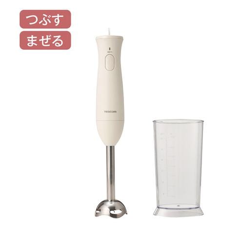 テスコム TBL10A-W ハンドブレンダー 離乳食 1台2役 ブレンダー 軽量 ＜つぶす/まぜる＞ 調理器具 Pure Natura ホワイト