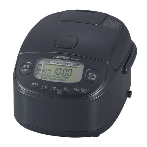 象印マホービン NP-RU05-BZ 圧力IH炊飯ジャー 極め炊き 3合炊き スレートブラック