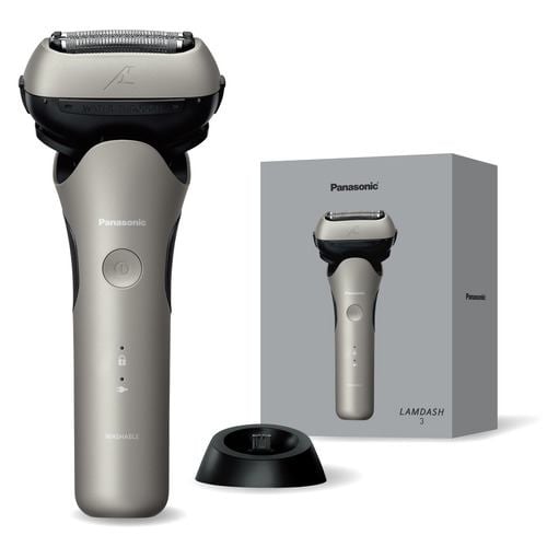 パナソニック ES-L362D-S ラムダッシュ 3枚刃 リニアモーター搭載 音波洗浄モード 防水 密着3Dヘッド シャンパンシルバー