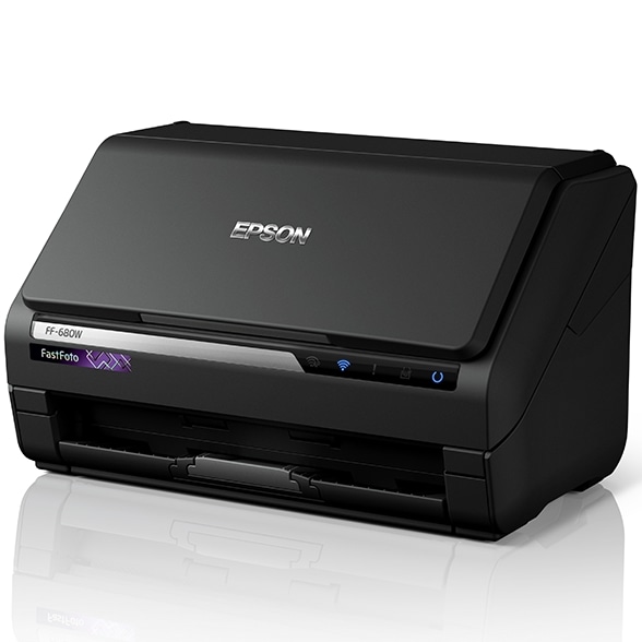エプソン A4フォトグラフィックスキャナー 写真L判80枚/分、A4用紙45枚/分 FF-680W