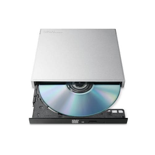 ロジテック LDR-PWA8CU3MSV 外付け DVDドライブ CD DVD 対応 USB 3.2 Gen1 Type-Cケーブル付属 M-DISC対応 Mac Windows対応 シルバー
