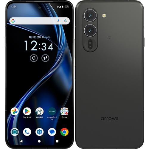 FCNT PB8M0000JP arrows Alpha SIMフリースマートフォン 6.4インチ ブラック