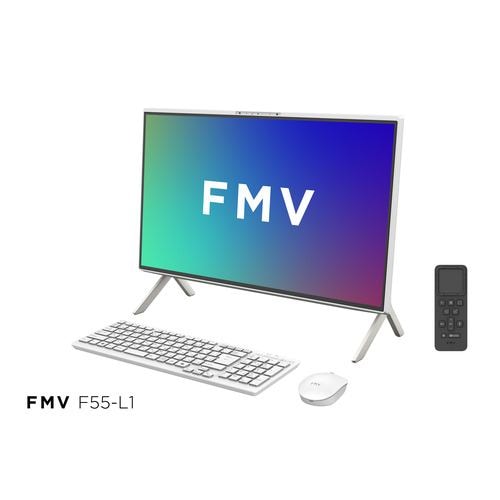 富士通 デスクトップPC FMV Desktop F FMVF55L1WA[23.8型 | フルHD | Ryzen 5 | 16GB | 512GB | Windows 11 | Office OP付 | ホワイト]