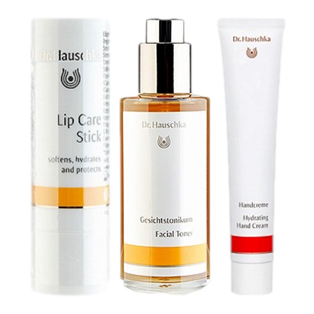 ドクター ハウシュカ リップケアスティック とフェイシャルトナー 100ml とハンドクリーム 50ml のセット