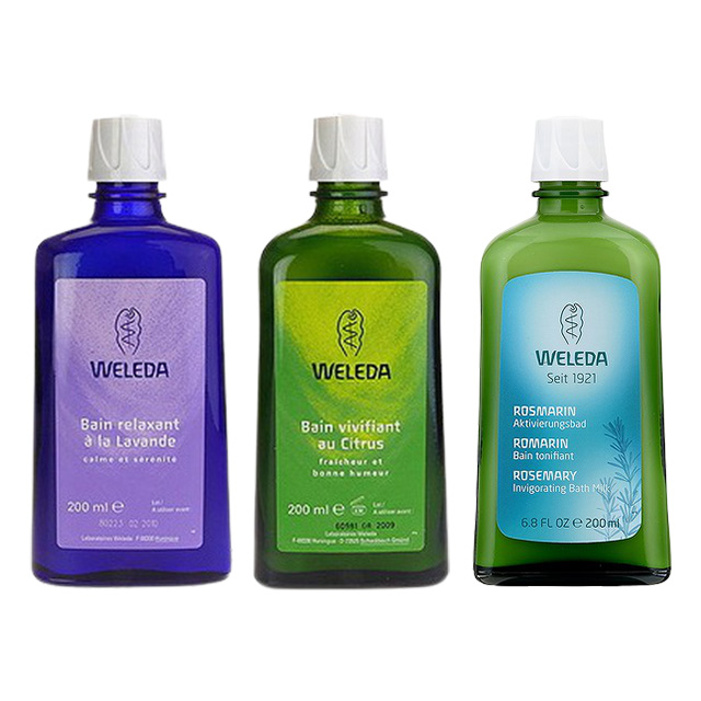 ヴェレダ バスミルク3種セット ラバンド & シトラス & ローズマリー 200ml+200ml+200ml