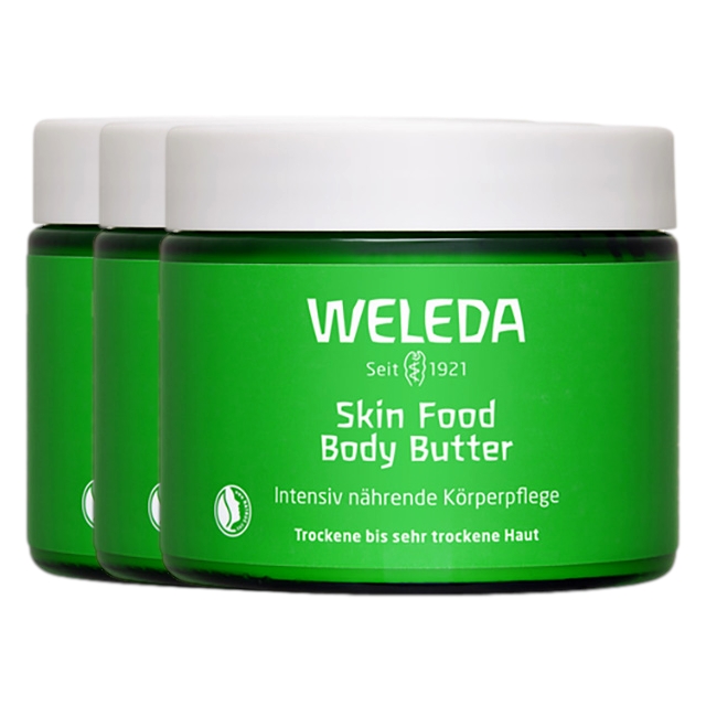 ヴェレダ スキンフード ボディバター150ml x 3お得な3個セット