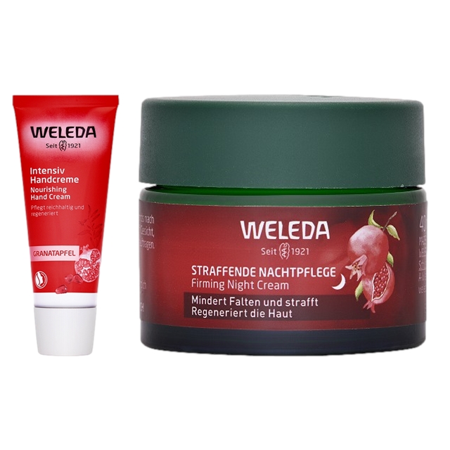 ヴェレダ ざくろ ハンドクリーム ＋ マカ ペプチド ナイト クリーム50ml+40ml