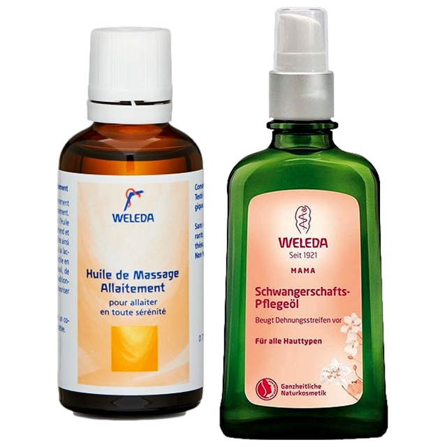 ヴェレダ マタニティ マザーズ バストオイル ＋ ボディオイル ポンプ付50ml+100mlポンプ付