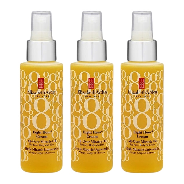 エリザベスアーデン エイトアワークリーム ミラクルオイル100ml x 3お得な3個セット