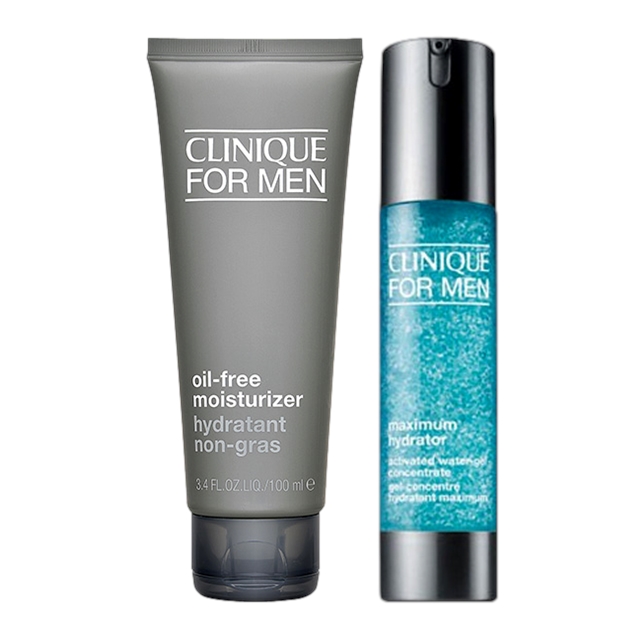 クリニーク フォーメン 2点セット/オイルフリーモイスチャライザー 100ml ＋ MX ハイドレーター ウォーター ジェル コンセントレート 48ml