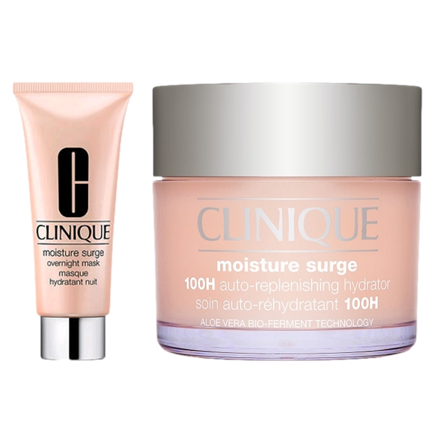 クリニーク モイスチャー サージ オーバーナイト マスク ＋ ジェルクリーム 100H100ml+200ml免税店限定