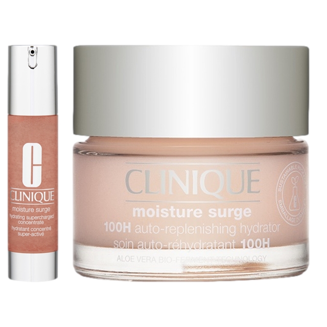 クリニーク モイスチャー サージ ハイドレーティング コンセントレート ＋ ジェルクリーム 100H セット48ml+50ml