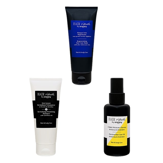 シスレー ヘア リチュアル 3点セット/ボリュマイジング シャンプー 200ml ＋ ヘアケア マスク 200ml ＋ プレシャス ヘアケア オイル 100ml