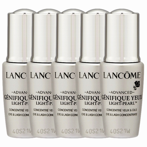 ランコム ジェニフィック アドバンスト アイセラム ライトパール アイ アンド ラッシュ5ml(ミニサイズ） x 5お得な5個セット