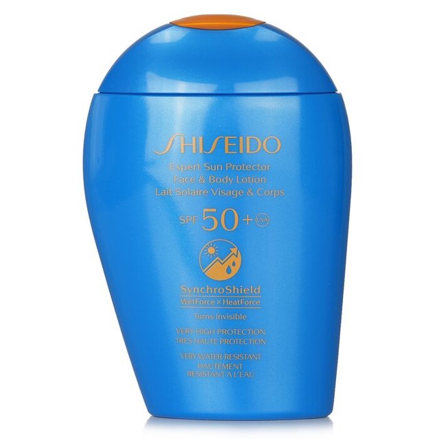 資生堂 パーフェクト サン プロテクター SPF 50+UVA フェイス＆ボディローション (ターンズインビジブル、 ベリーハイプロテクション、 ベリーウォーターレジスタント)150ml