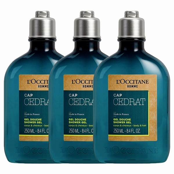 ロクシタン セドラオム シャワージェル250ml x 3お得な3個セット