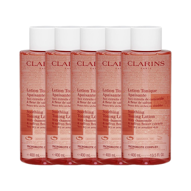 クラランス トーニング ローション SP エキストラ コンフォート400ml x 5日本未発売サイズ