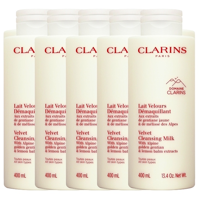 クラランス ベルベット クレンジング ミルク400ml x 10お得な10個セット