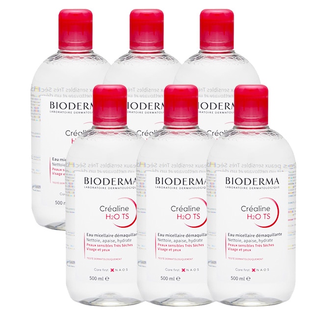 ビオデルマ クレアリヌ （ サンシビオ） TS H2O ソリューションミスレール(乾燥肌) 500ml お得な6個セット