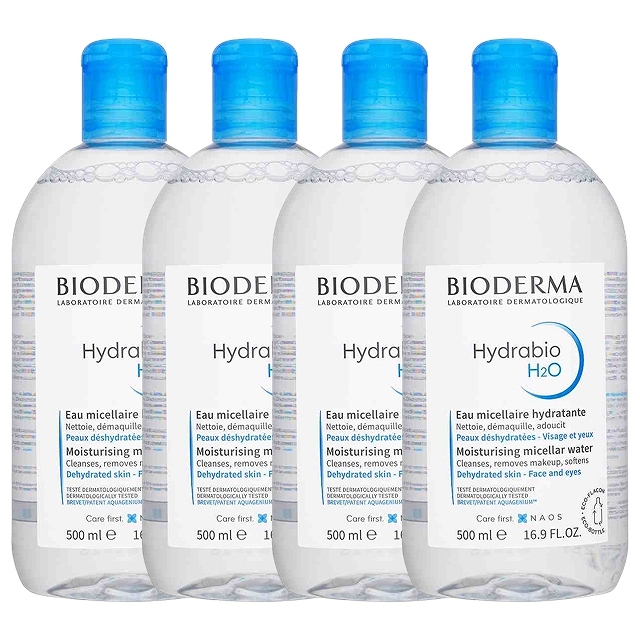 ビオデルマ イドラビオ H2O(リニューアル)500ml/16.9fl.oz. x 4