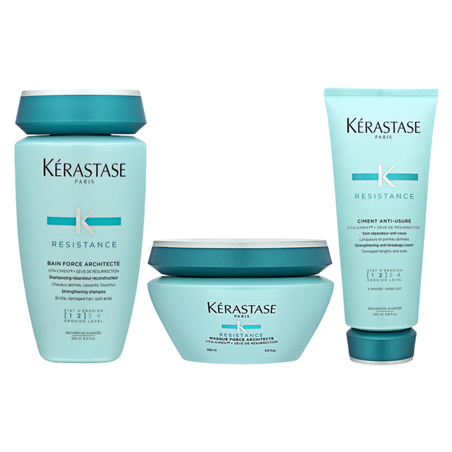 ケラスターゼ レジスタンス RE バン ド フォルス アーキテクト & マスク ド フォルス & ソワン ド フォルスセット250ml+200ml+200ml