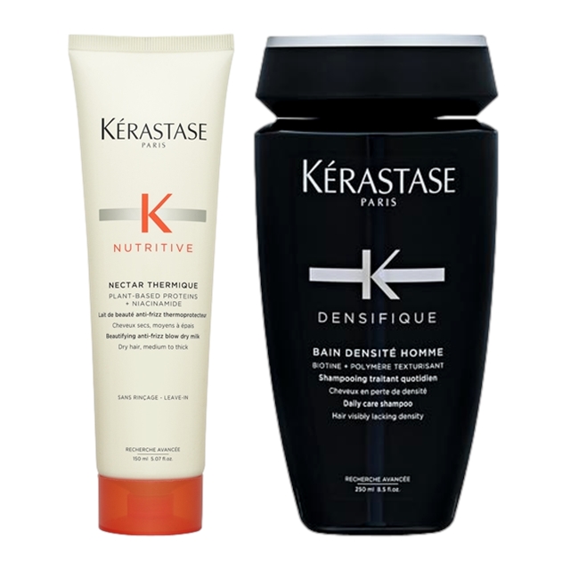 ケラスターゼ ニュートリティブ ネクター テルミック ポリッシング/ナリッシング ミルク 150ml とDS バン デンシフィック オム 250ml のセット