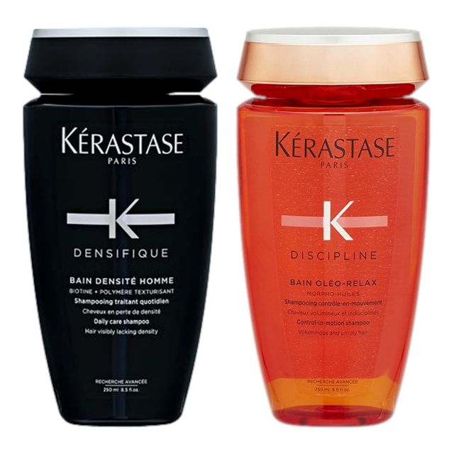 ケラスターゼ DS バン デンシフィック オム 250ml とディシプリン DP バン オレオ リラックス 250ml のセット