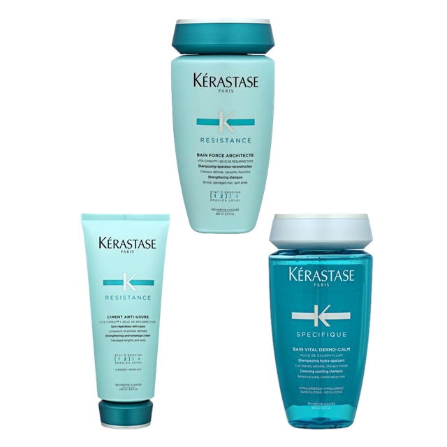 ケラスターゼ レジスタンス RE シャンプー＆コンディショナーと SP スカルプシャンプーセット