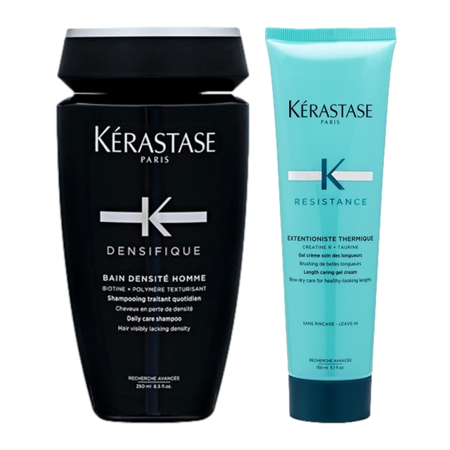 ケラスターゼ DS バン デンシフィック オム 250ml とレジスタンス RE エクステンショ二スト テルミック 150ml のセット