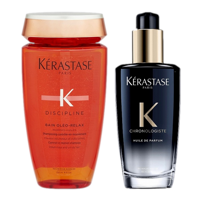 ケラスターゼ ディシプリン DP バン オレオ リラックス 250ml とユイル クロノロジスト R 100ml のセット