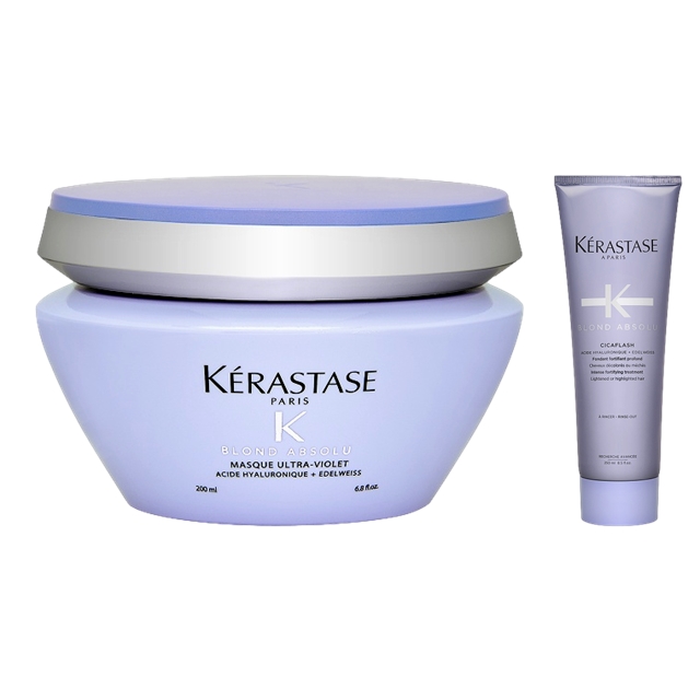 ケラスターゼ ブロンドアブソリュ 2点セット/マスク 200ml ＋ BL ソワン シカフラッシュ 250ml