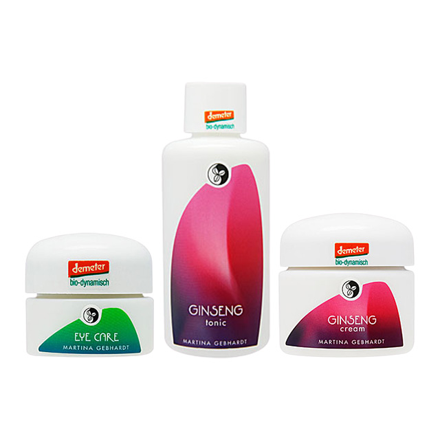 マルティナ アイケアクリーム & ジンセナ フェイシャルローション & ジンセナ クリームセット15ml+100ml+50ml
