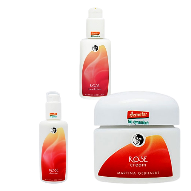 マルティナ ローズ 3点セット/ モイスチャーミルク 100ml ＋ クリーム 50ml ＋ クレンジングミルク 150ml