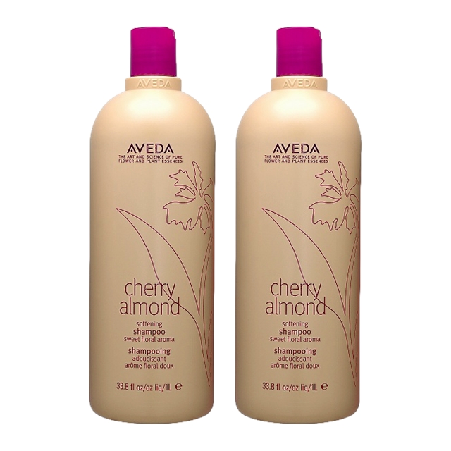 アヴェダ チェリー アーモンド シリーズ ソフトニング シャンプー1000ml(サロンサイズ） x 2