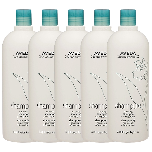 アヴェダ シャンピュア ナーチュアリング シャンプー1000ml(サロンサイズ） x 5お得な5個セット
