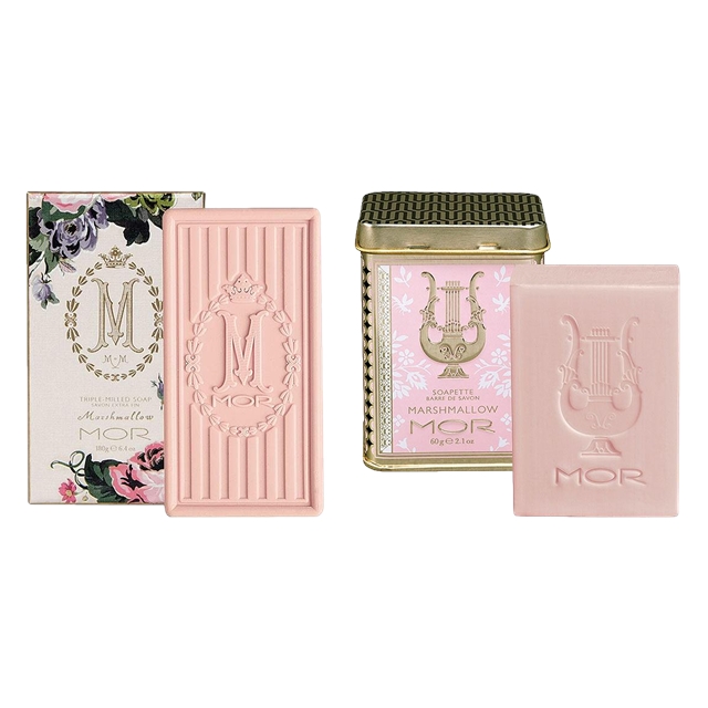 モア マシュマロ トリプルミルドソープ 180g とリトルラグジュアリーズ プチソープ マシュマロ 60g のセット