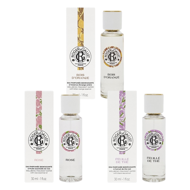 ロジェガレ オ パフュメ オードトワレ 3個セット30mlx3オランジュ+テ +ローズ