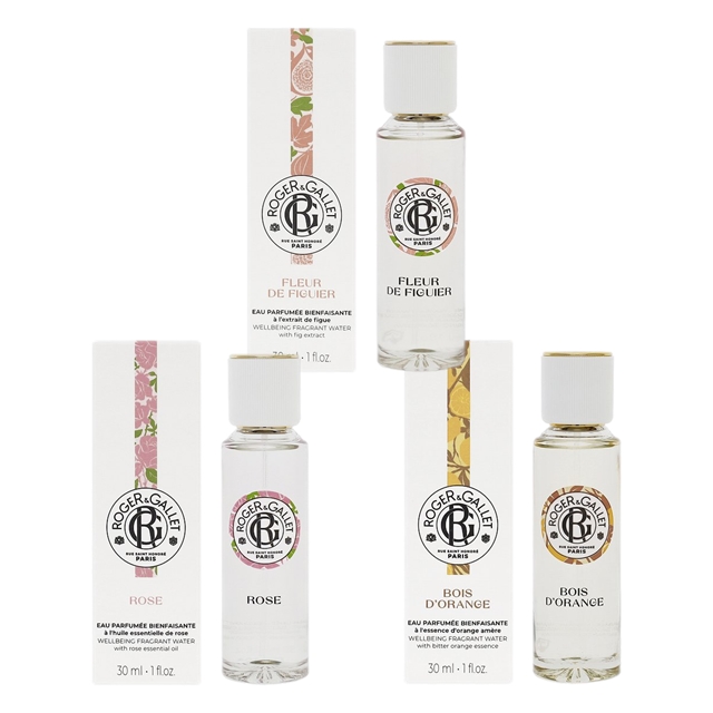 ロジェガレ オ パフュメ オードトワレ 3個セット30mlx3オランジュ+フィグ +ローズ