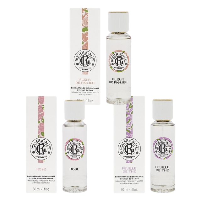 ロジェガレ オ パフュメ オードトワレ 3個セット30mlx3テ +フィグ +ローズ