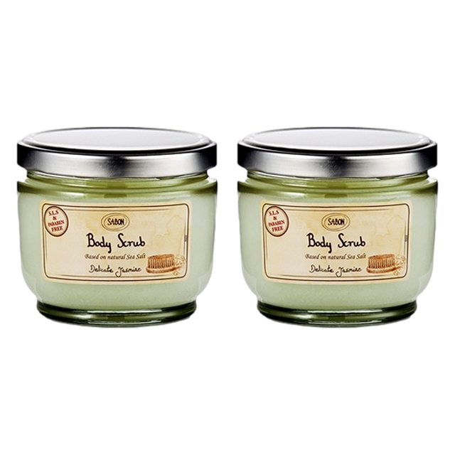 サボン ボディスクラブ600g x 2デリケートジャスミン