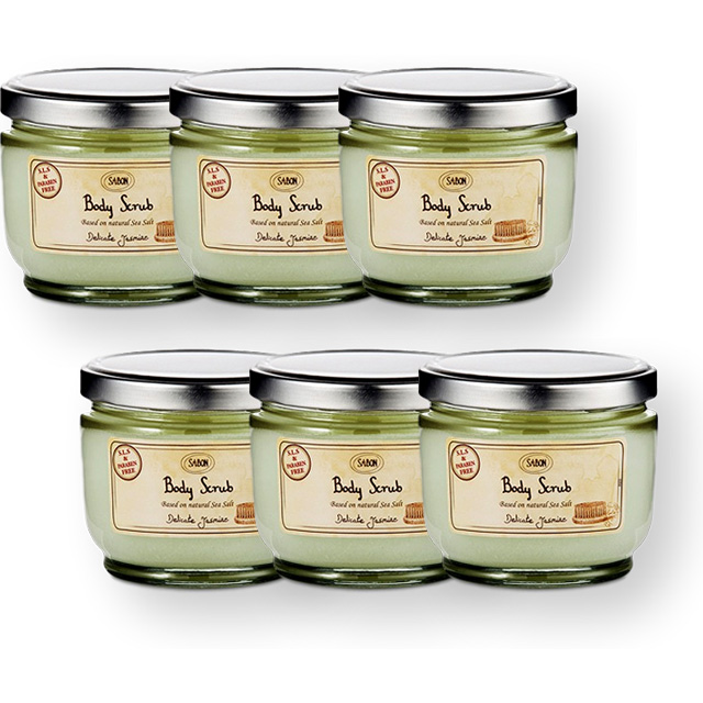 サボン ボディスクラブ600g x 6デリケートジャスミン