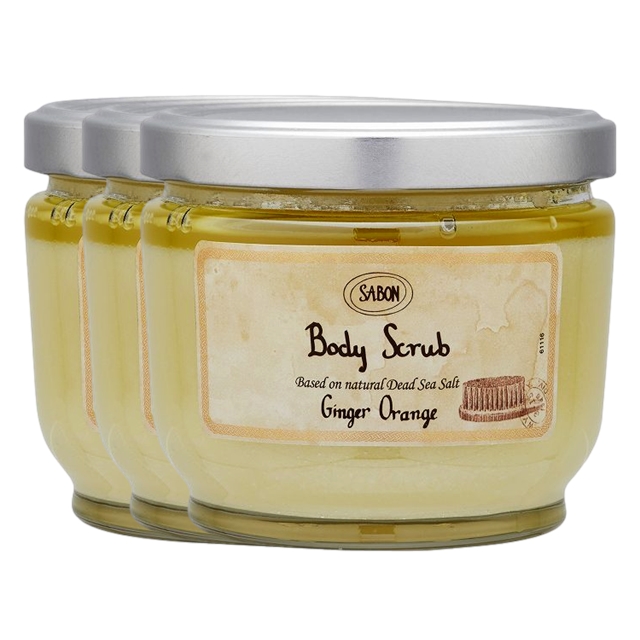 サボン ボディスクラブ600g x 3ジンジャーオレンジ